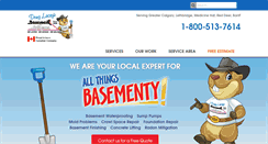 Desktop Screenshot of basementsystemscalgary.com